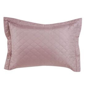 Porta Travesseiro Napoli Matelado 55Cm X 80Cm Havan Casa - Rosa Velho