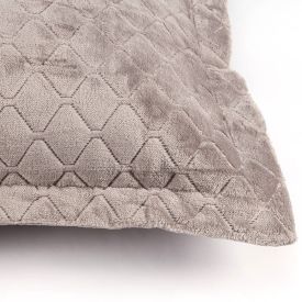 Porta Travesseiro Plush Provence Havan Casa - Taupe