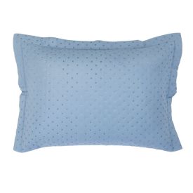 Porta Travesseiro 50X70 cm Elegance Havan Casa 1 Pç - Azul Nevoa