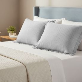 Porta Travesseiro 50X70 cm Elegance Havan Casa 1 Pç - Cinza Ice