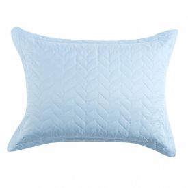 Porta Travesseiro Matelado Microfibra Havan Casa 1 Pç - Azul Claro
