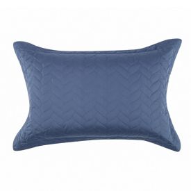 Porta Travesseiro Matelado Microfibra Havan Casa 1 Pç - Azul Marinho