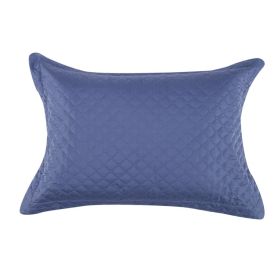 Porta Travesseiro Matelado Microfibra Havan Casa 1 Pç - Azul Índigo