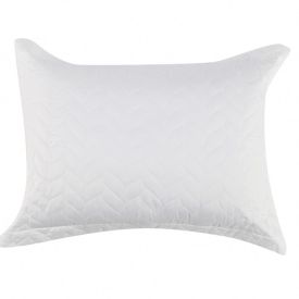 Porta Travesseiro Matelado Microfibra Havan Casa 1 Pç - Off White