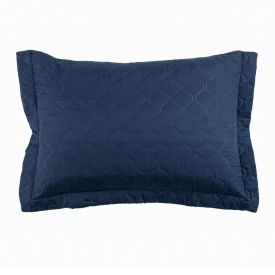Porta Travesseiro Microfibra 55X80 Cm Havan Casa 1 Pç - Azul Escuro