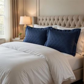 Porta Travesseiro Microfibra Napoli Havan Casa - Azul Oceano