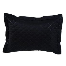 Porta Travesseiro Microfibra Napoli Havan Casa - Preto