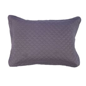 Porta Travesseiro Napoli Matelado 50Cm X 70Cm Havan Casa - Cinza Escuro