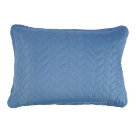 Porta Travesseiro Napoli Matelado 50Cm X 70Cm Havan Casa - Azul