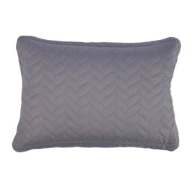 Porta Travesseiro Napoli Matelado 50Cm X 70Cm Havan Casa - Cinza Amianto
