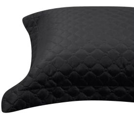 Porta Travesseiro Napoli Matelado 50Cm X 70Cm Havan Casa - Preto