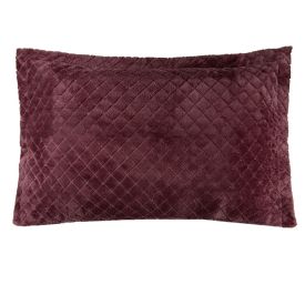 Porta Travesseiro Plush Provence Havan Casa - Ameixa 2021