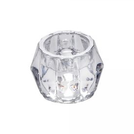 Porta Velas De Vidro Rojemac 7Cm - Transparente