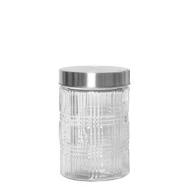 Pote De Vidro Com Tampa De Metal Havan Casa 1,2 Litros - Transparente