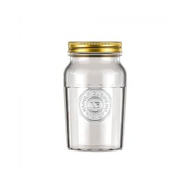 Pote De Vidro Com Tampa Vintage Marinex 1L - Transparente
