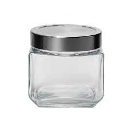 Pote De Vidro Hermético Quadrado 750Ml - Havan Casa