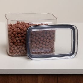 Pote Hermético Retangular 1,5 Litros Havan Casa - Transparente