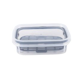 Pote Hermético Com Escorredor Trava Mais Plasútil 500Ml - Transparente