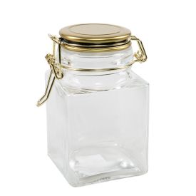 Pote Hermético Com Tampa De Metal Lyor 100Ml - Dourado