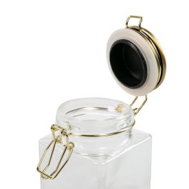Pote Hermético Com Tampa De Metal Lyor 100Ml - Dourado