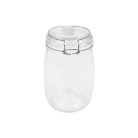 Pote Hermético De Vidro Redondo Havan Casa 1 Litro - Transparente