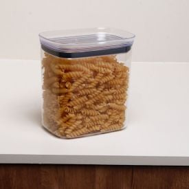 Pote Hermético Retangular Block Ou 1,5 Litros - Natural