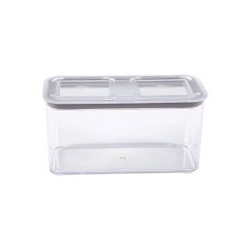 Pote Hermético Retangular Modo Coza 1,3 Litros - Transparente