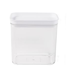Pote Retangular Hermético Havan Casa 1,97 Litros - Transparente e Branco