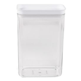 Pote Retangular Hermético Havan Casa 2,9 Litros - Transparente e Branco