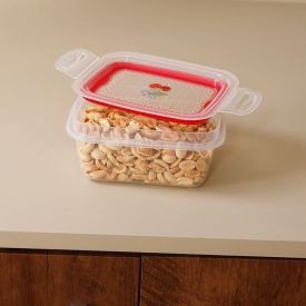 Pote com Trava Cereja Plasútil 360Ml