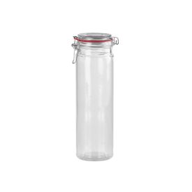 Pote De Vidro Com Tampa Hermético Da Havan Casa 1,3L - Transparente 