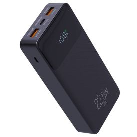 Power Bank 20000Mah Elg Com Display Indicador Preto