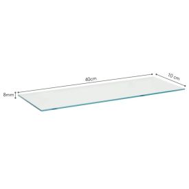 Prateleira De Vidro Reta Vetro Raio 40X10cm Prat-K - 08617.001