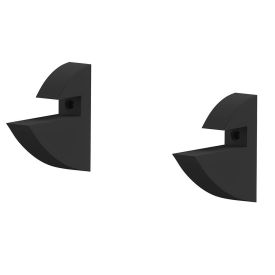 Prateleira Reta Com Suporte Clip 20X40cm Multivisão - Preto