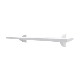 Prateleira Reta Com Suporte Clip 20X60cm Multivisão - Branco