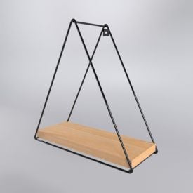Prateleira Triangular 25X10x25cm Estilo Dicarlo - Pinus