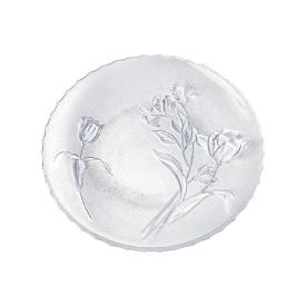 Prato De Bolo Bella Fiore Havan Casa 30 Cm - Transparente