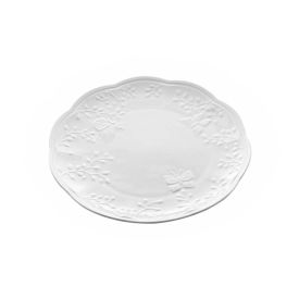 Prato De Sobremesa Lyor Butterfly 19Cm - Branco