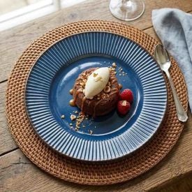 Prato de Sobremesa Porto Fino 21Cm Havan Casa - Azul
