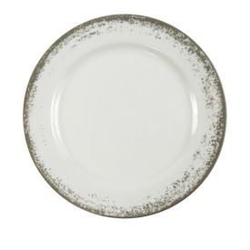 Prato Fundo De Porcelana Névoa Cinza Schmidt - 23 cm
