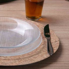 Prato Fundo Diamante Duralex 22,4Cm - Vidro Transparente