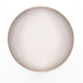 Prato Fundo Ivy Bege Havan Casa 21,5Cm - Cerâmica