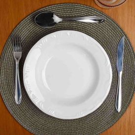 Prato Fundo Porcelana Pomerode Schmidt 23 Cm - Branco
