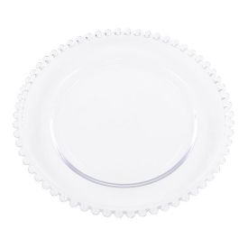 Prato De Sobremesa Pearl Clear Wolff 20Cm - Cristal