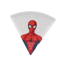 Prato Pizza Melamina Disney 22Cm - Spider Man