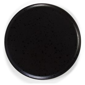 Prato Raso De Cerâmica Naturalle Havan Casa 27Cm - Preto