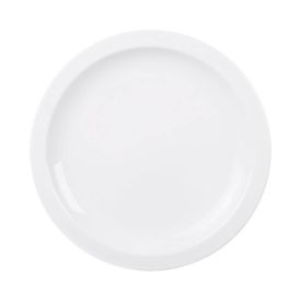 Prato Raso de Porcelana Laura Tramontina 25,4Cm - Branco