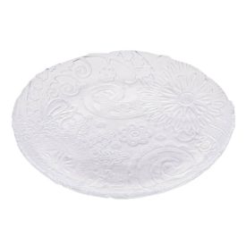 Prato Raso Em Vidro Paisley Lyor 28,5Cm - Paisley