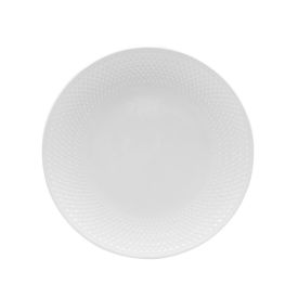 Prato Raso Melamina Diamond Havan Casa 25Cm - Branco