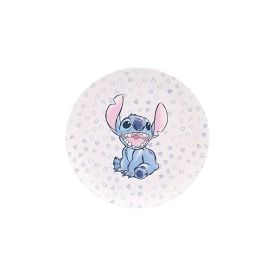 Prato Raso Melamina Disney 20,2Cm - Stitch Coração